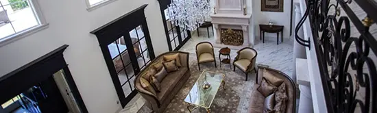 living room fireplace