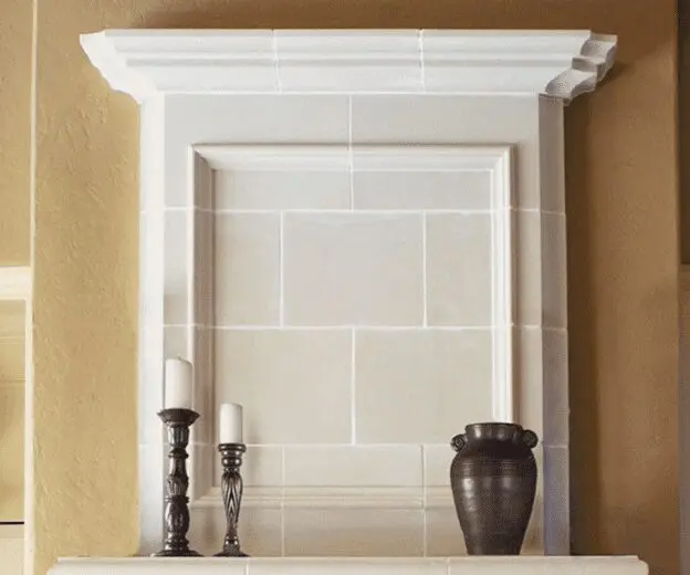 cast stone overmantel