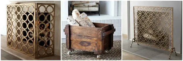 Fireplace fences and gates