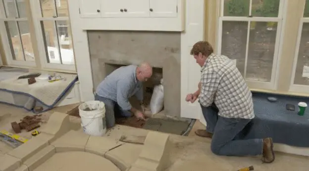 install amhurst mantel