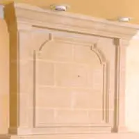 Detailed view of Overmantel 3 Wilshire design.