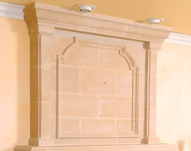 Detailed view of Overmantel 3 Wilshire design.