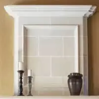 Fireplace overmantel: Overmantel 9 design.
