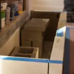 Manhattan blog featuring cast stone fireplace mantel