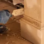 Old World Stoneworks stone fireplace mantel install