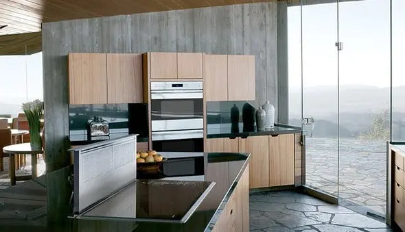 Downdraft range hood