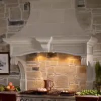 Rothchild kitchen range hood in a well-designed kitchen.