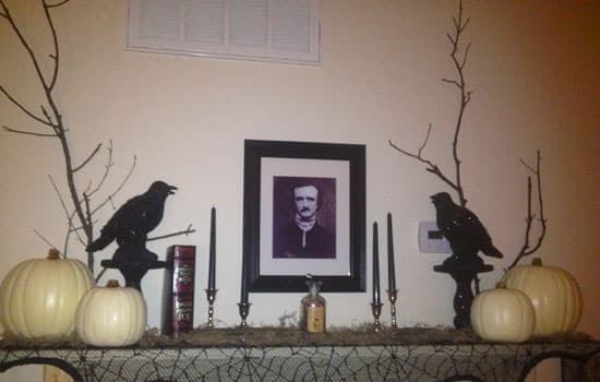 Halloween Decoration Ideas, for your fireplace mantel