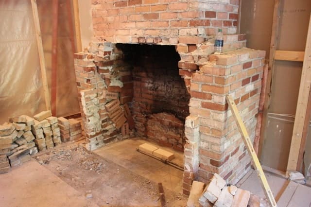 General fireplace image under construction