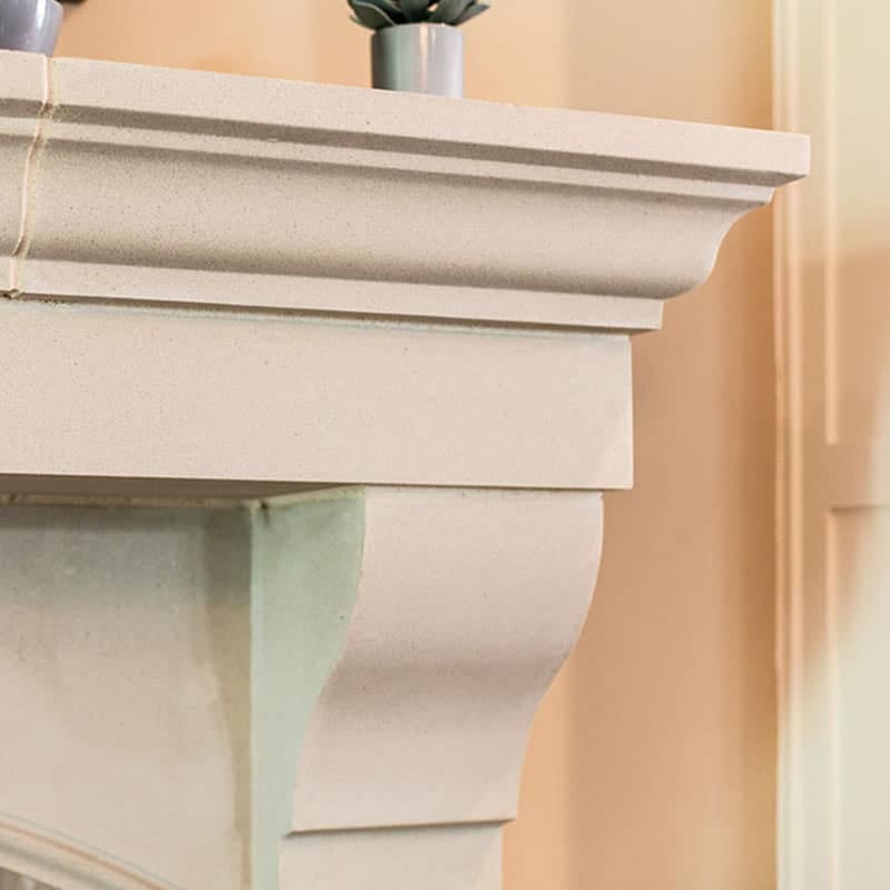 Amhurst Cast Stone Fireplace Mantels - 10% Off in October ...