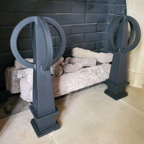 Andiron Fireplace Accessory from Old World Stoneworks
