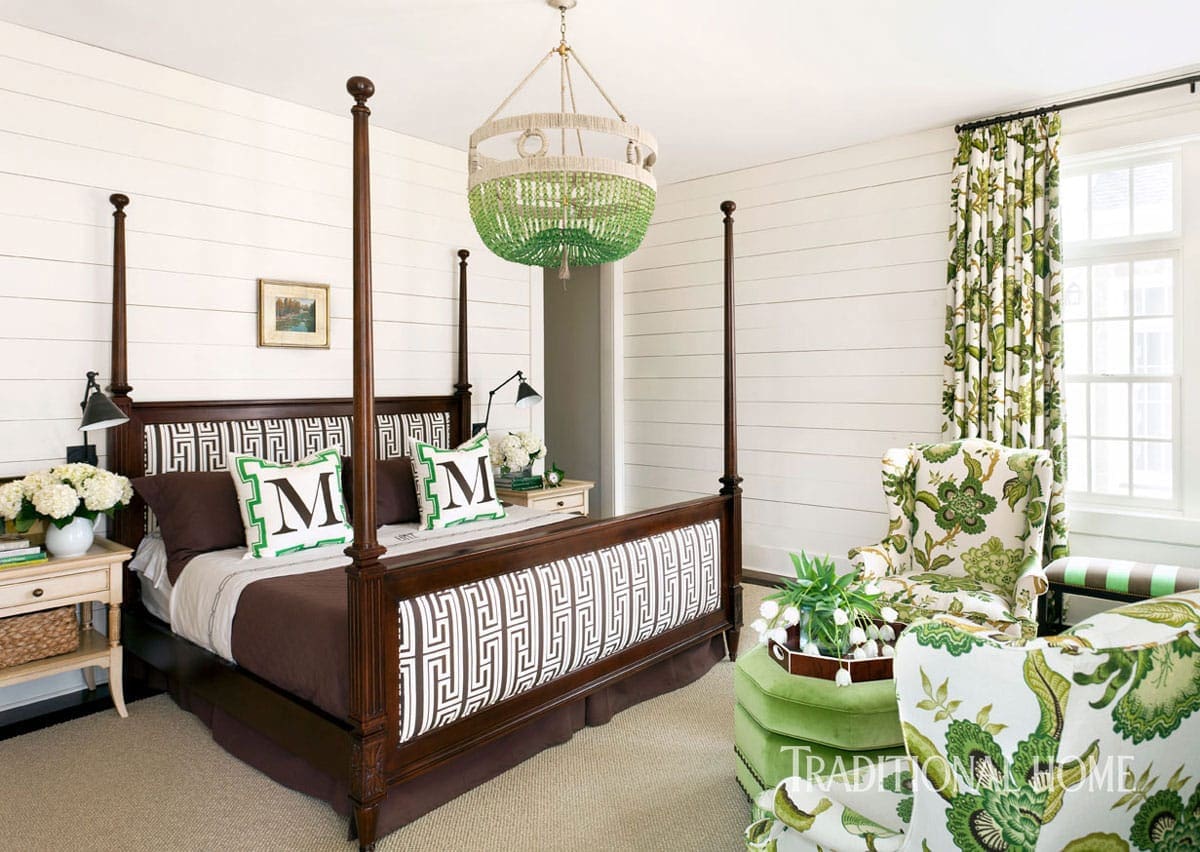 Bedroom design by Tobi Fairley Interior Designs