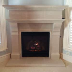 Brunswick Cast Stone Fireplace Mantels - Old World Stoneworks