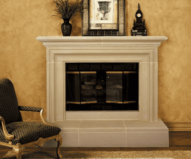 capri fireplace mantel