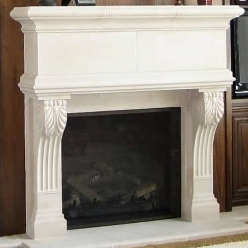 Berkley | Cast Stone Fireplace
