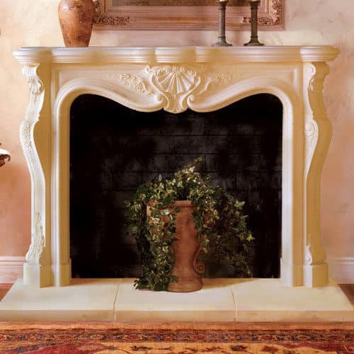 European Fireplace Mantel Design Calais