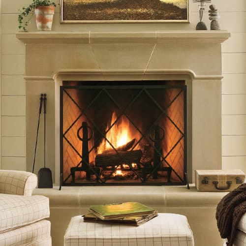 Conrad | Cast Stone Fireplace