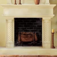 Cordova | Cast Stone Fireplace