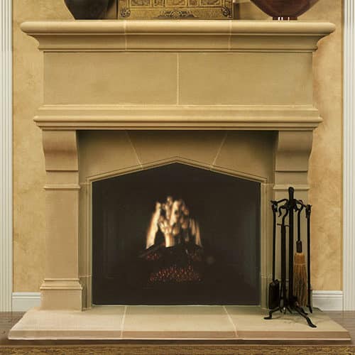 Gatwick | Cast Stone Fireplace