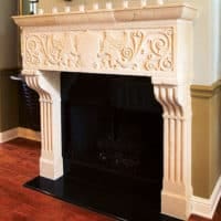 European Fireplace Mantel Design Verona