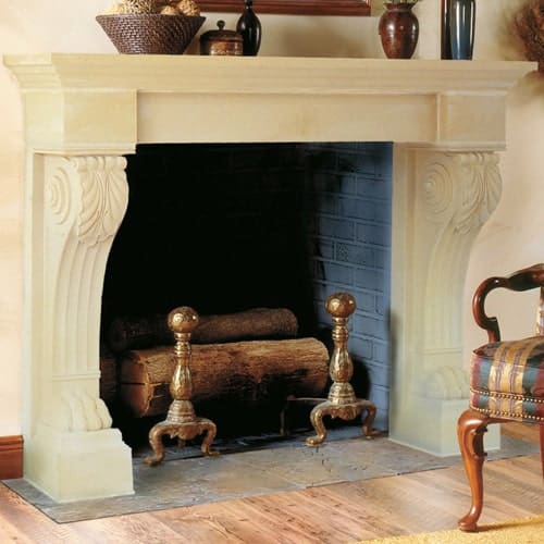 Essex Cast Stone Fireplace Mantels - Old World Stoneworks