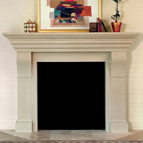 Whitmoore Cast Stone Fireplace Mantels, How To Clean White Cast Stone Fireplace