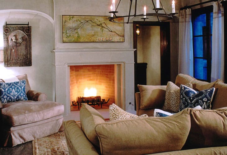 Conrad fireplace mantel