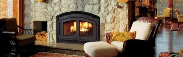 wood burning fire place