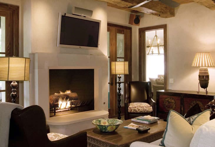 Manhattan fireplace mantel