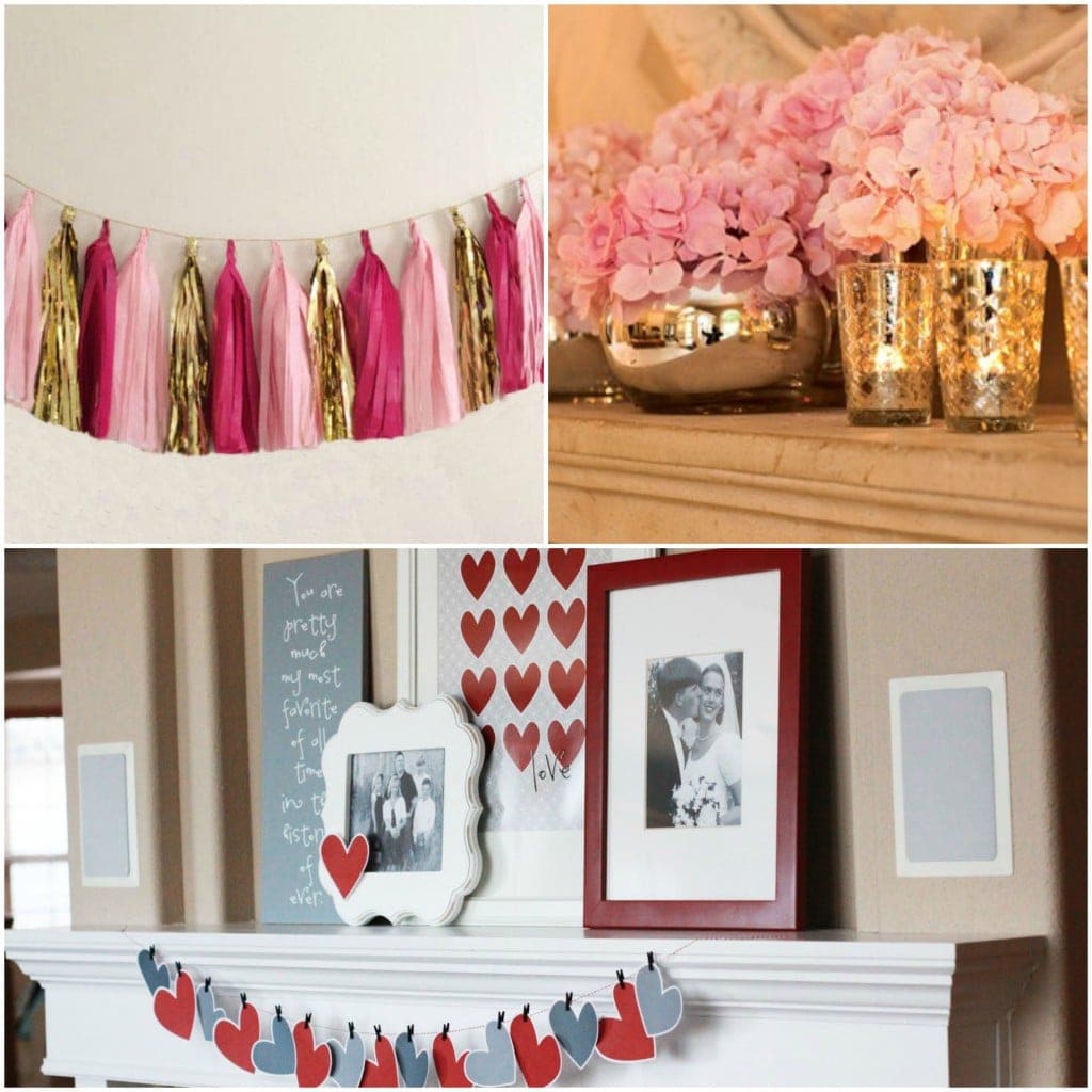 Mother's Day Fireplace Mantel Decor
