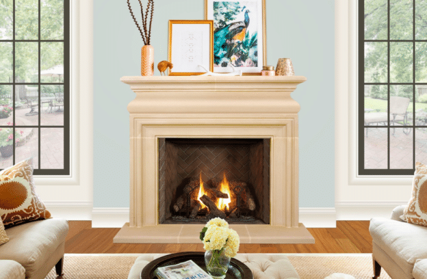 newcastle fireplace mantel