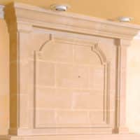 Detailed view of Overmantel 3 Wilshire design.