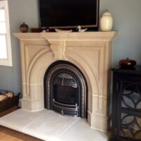 Valor Portrait Windsor Arch with Rothton Fireplace Mantel