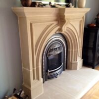 Valor Portrait Windsor Arch with Rothton Fireplace Mantel