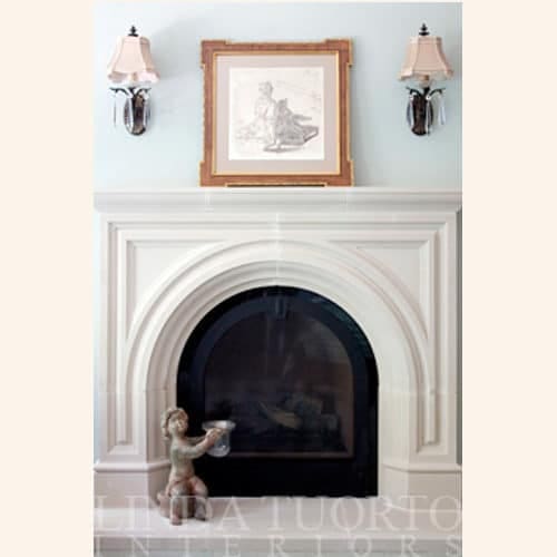 Rothton-Tuorto cast stone fireplace mantel design