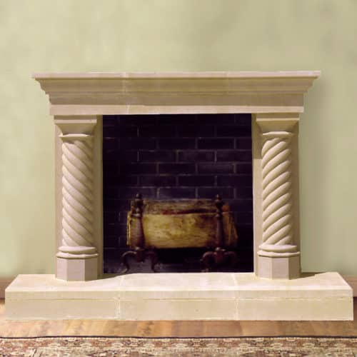 Sheridan cast stone fireplace mantel design