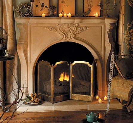 Taunton Cast Stone Fireplace Mantels - 36 - Old World Stoneworks