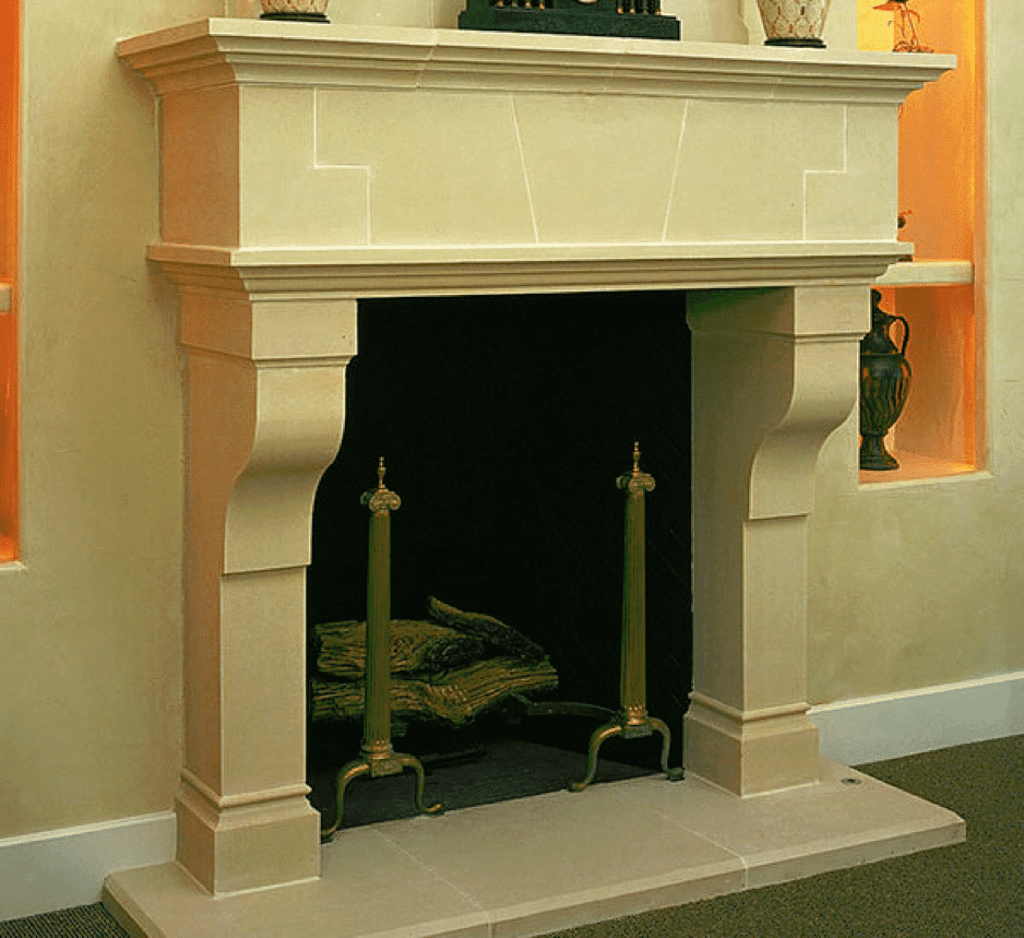 tuscan cast stone fireplace mantel