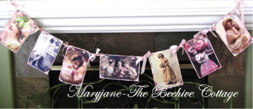 Mantel design by The Beehive Cottage